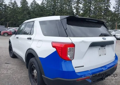 2021 Ford Police Interceptor from USA, damaged, VIN 1FM5K8AW5MNA05717